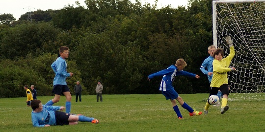Murton United FC Under 12s in action (photo provided by Andrew Hughes