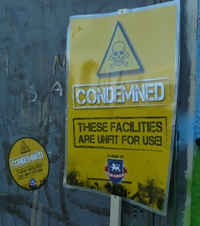 Birdwell Rec condemned signs