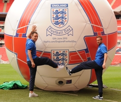 John Terry and Matthew Upson launch England Football Day John Terry and Matthew Upson launch England Football Day