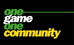 Kick It Out's One Game One Community logo